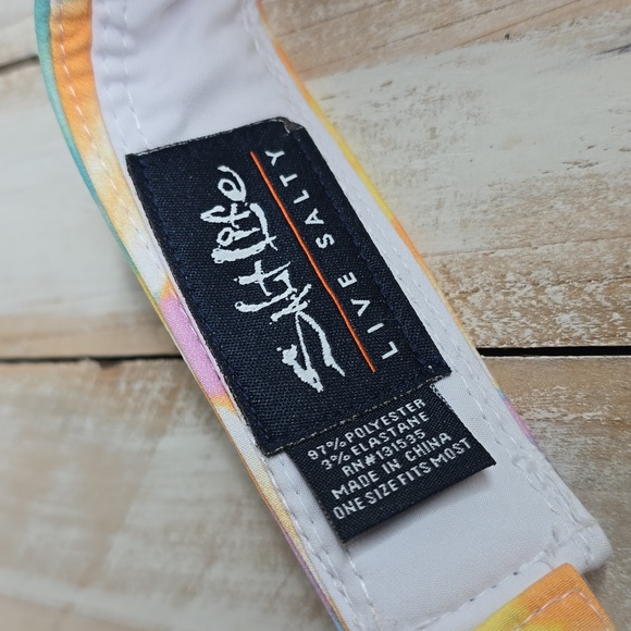 Salt Life Trippy Life Visor, One Size - Picture 3 of 3